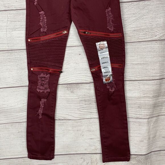 NWT Tomomi Tso  Slim fit distressed Jeans - Picture 2 of 14